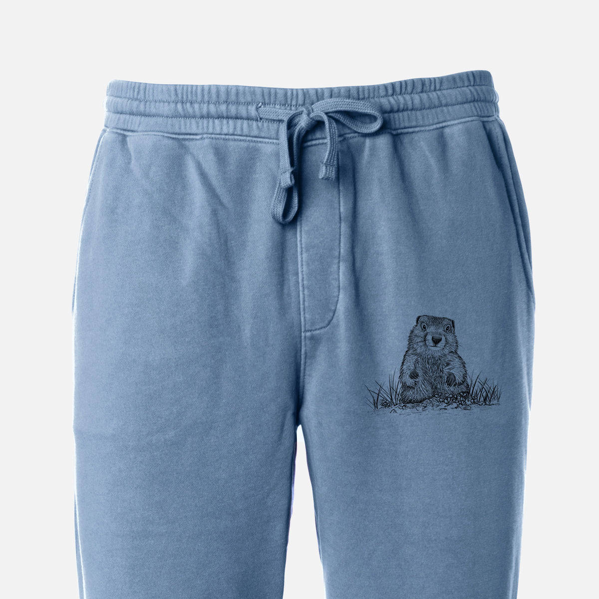 Groundhog - Marmota Monax - Unisex Pigment Dyed Sweatpants