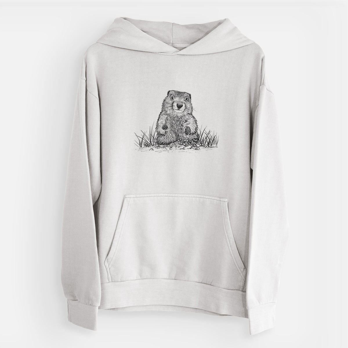 Groundhog - Marmota Monax  - Urban Heavyweight Hoodie