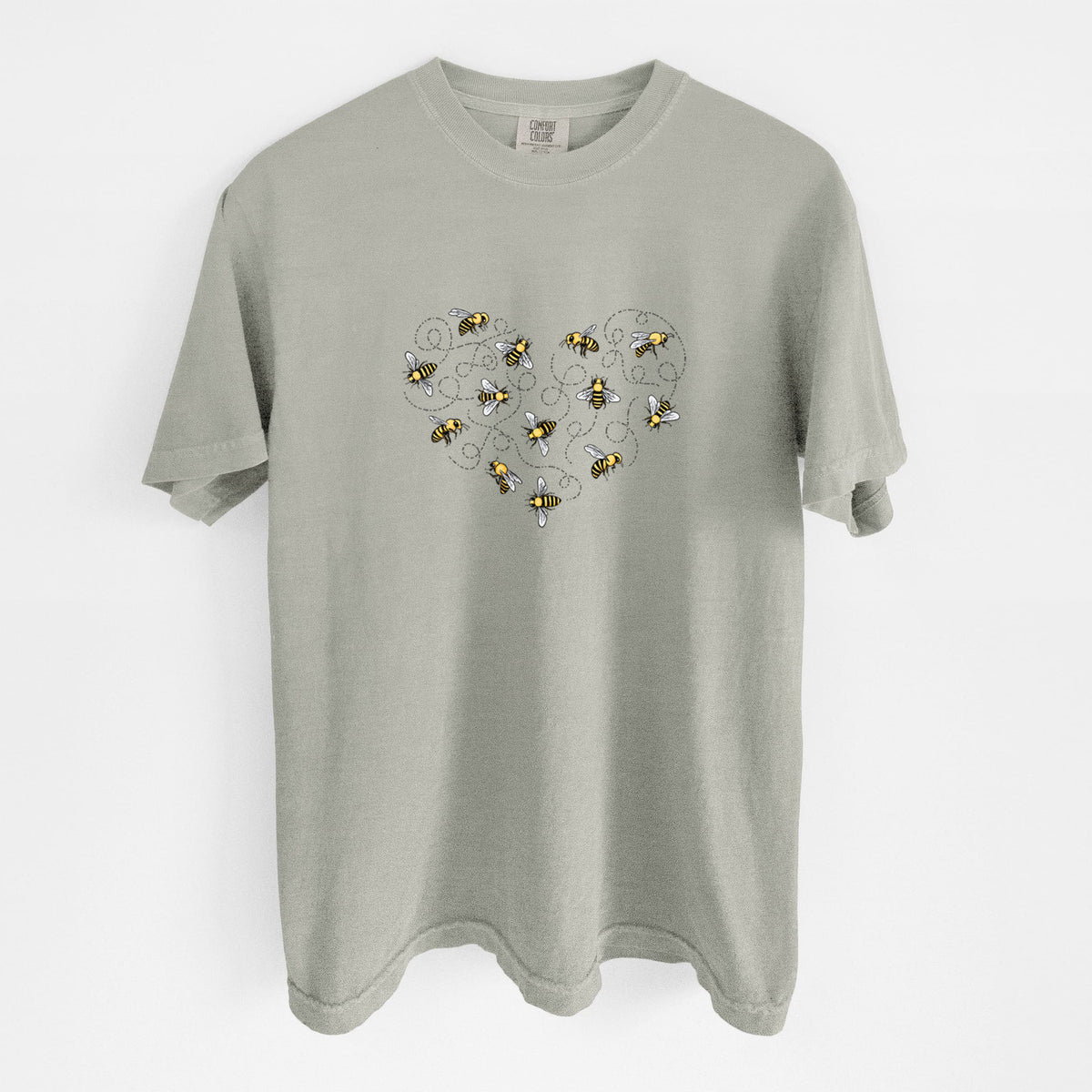 Heart Full of Honeybees - Unisex Comfort Colors Garment-Dyed Heavyweight T-shirt