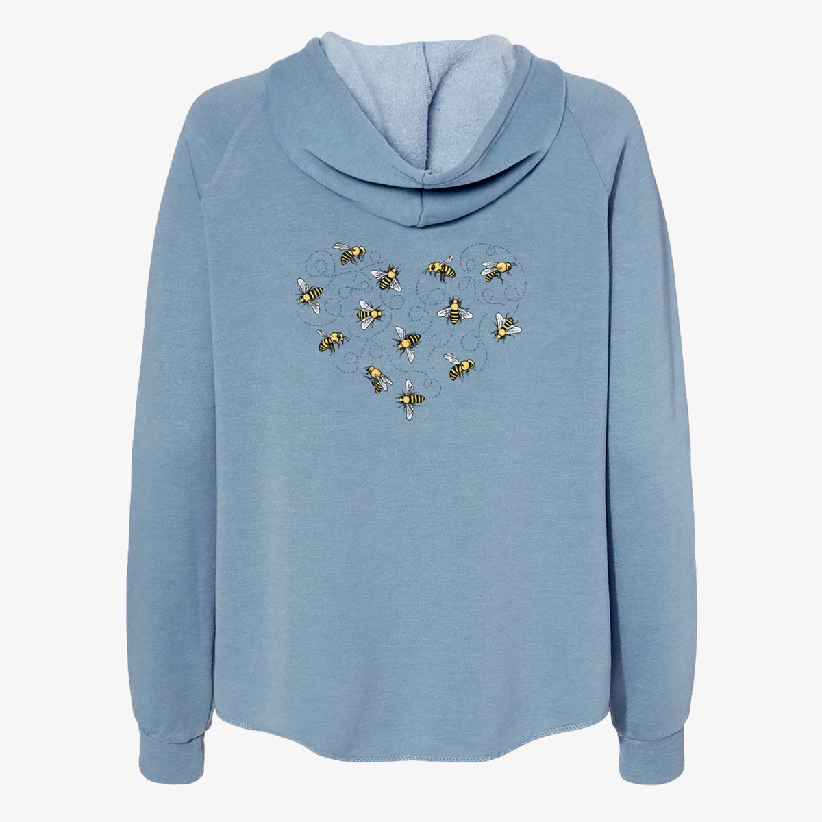 Heart Full of Honeybees - Women&#39;s Cali Wave Zip-Up Sweatshirt