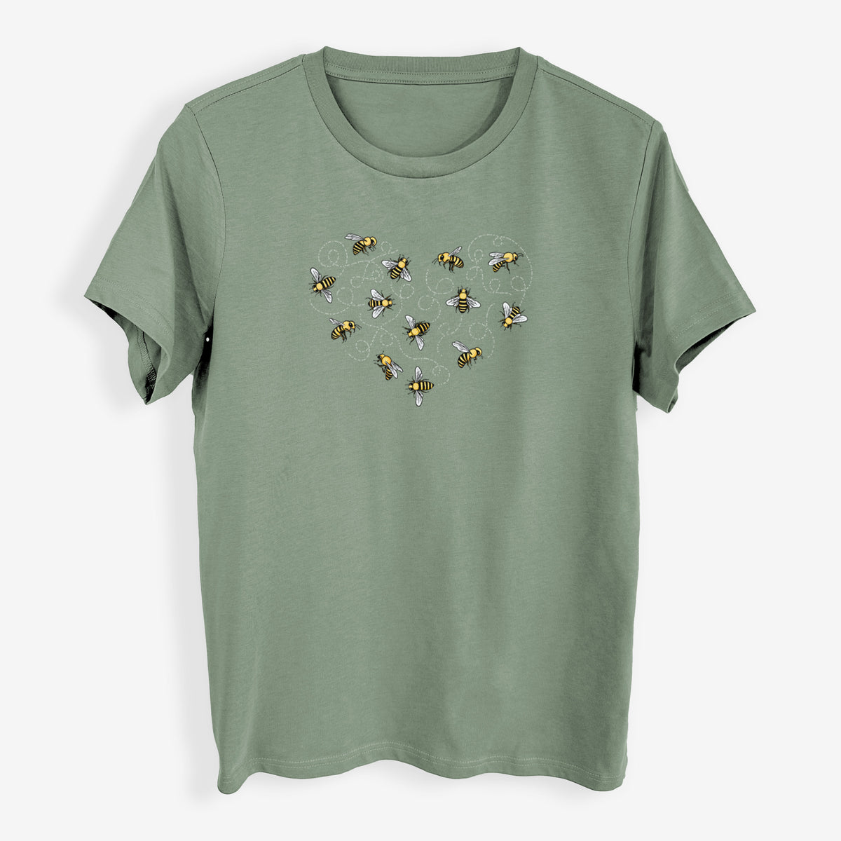 Heart Full of Honeybees - Womens Everyday Maple Tee