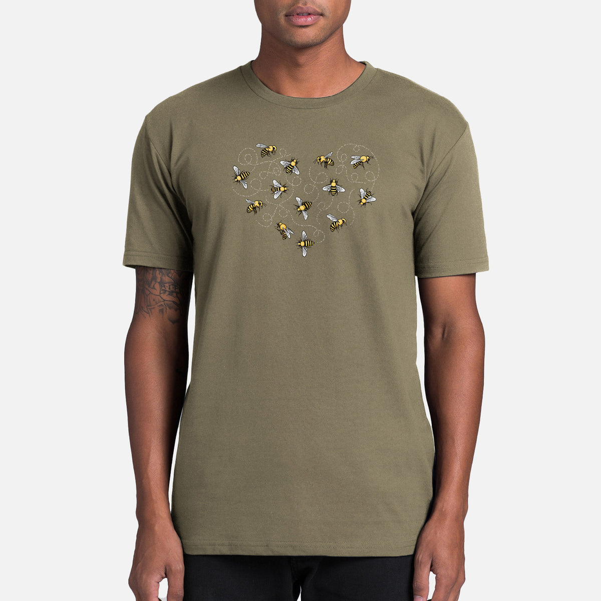 Heart Full of Honeybees - Mens Everyday Staple Tee