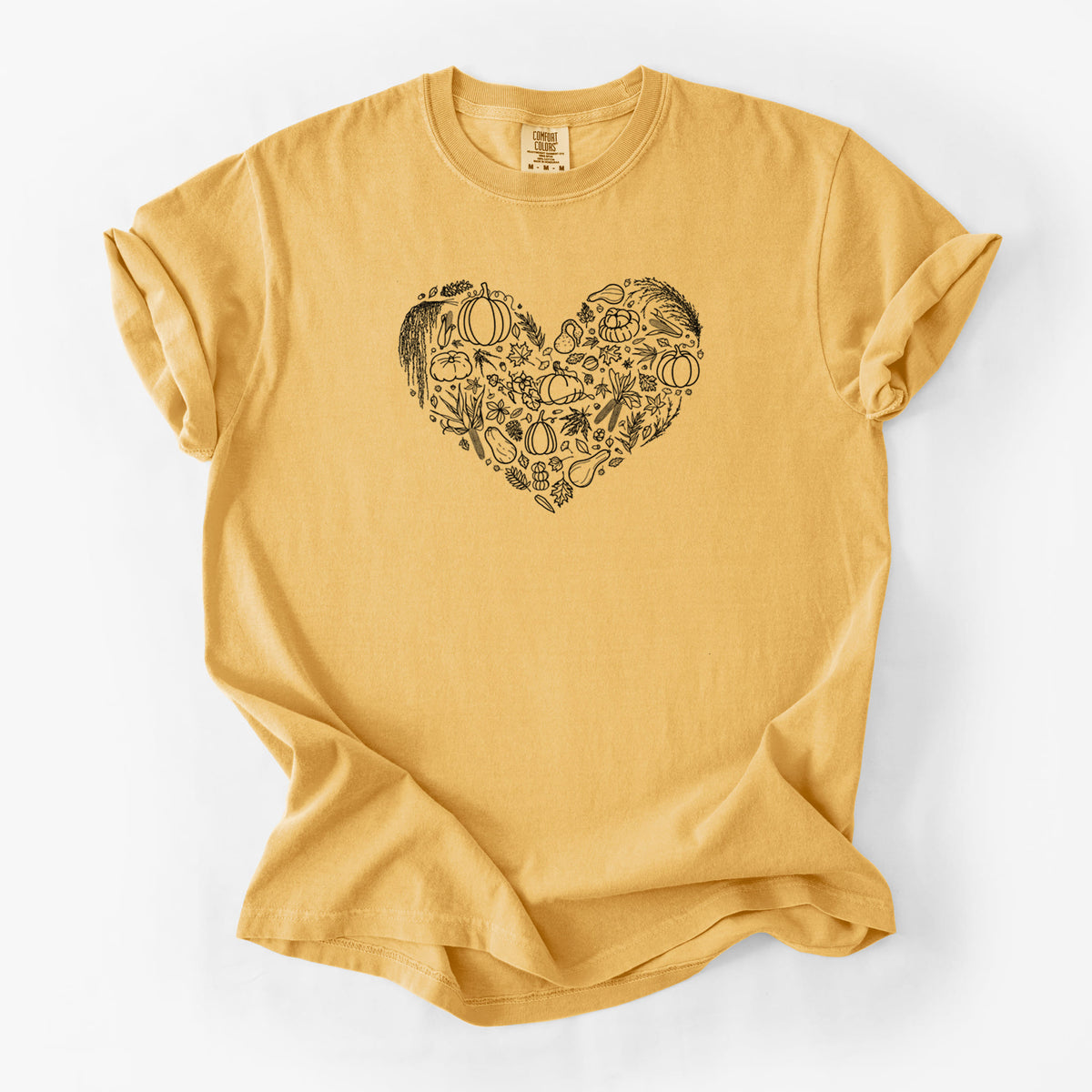 Heart Full of Fall - Unisex Comfort Colors Garment-Dyed Heavyweight T-shirt
