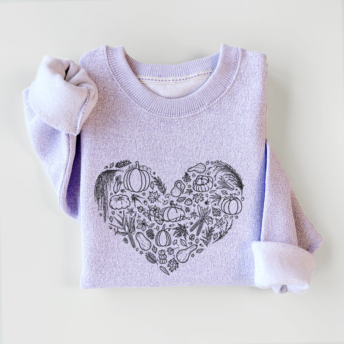 Heart Full of Fall - Knit Sweatshirt