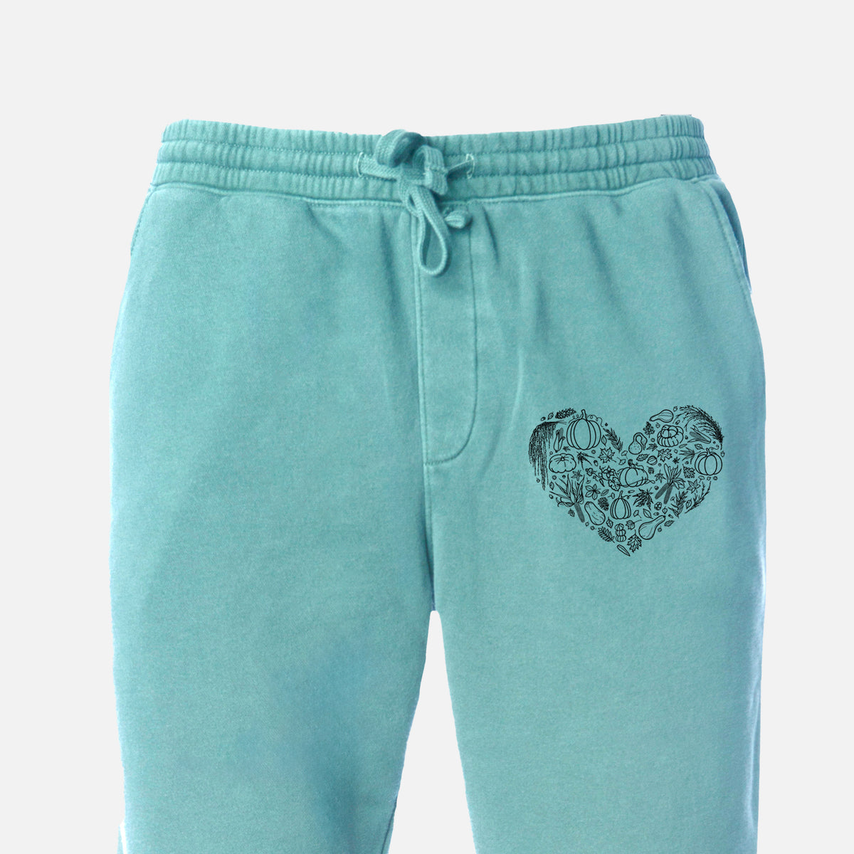 Heart Full of Fall - Unisex Pigment Dyed Sweatpants