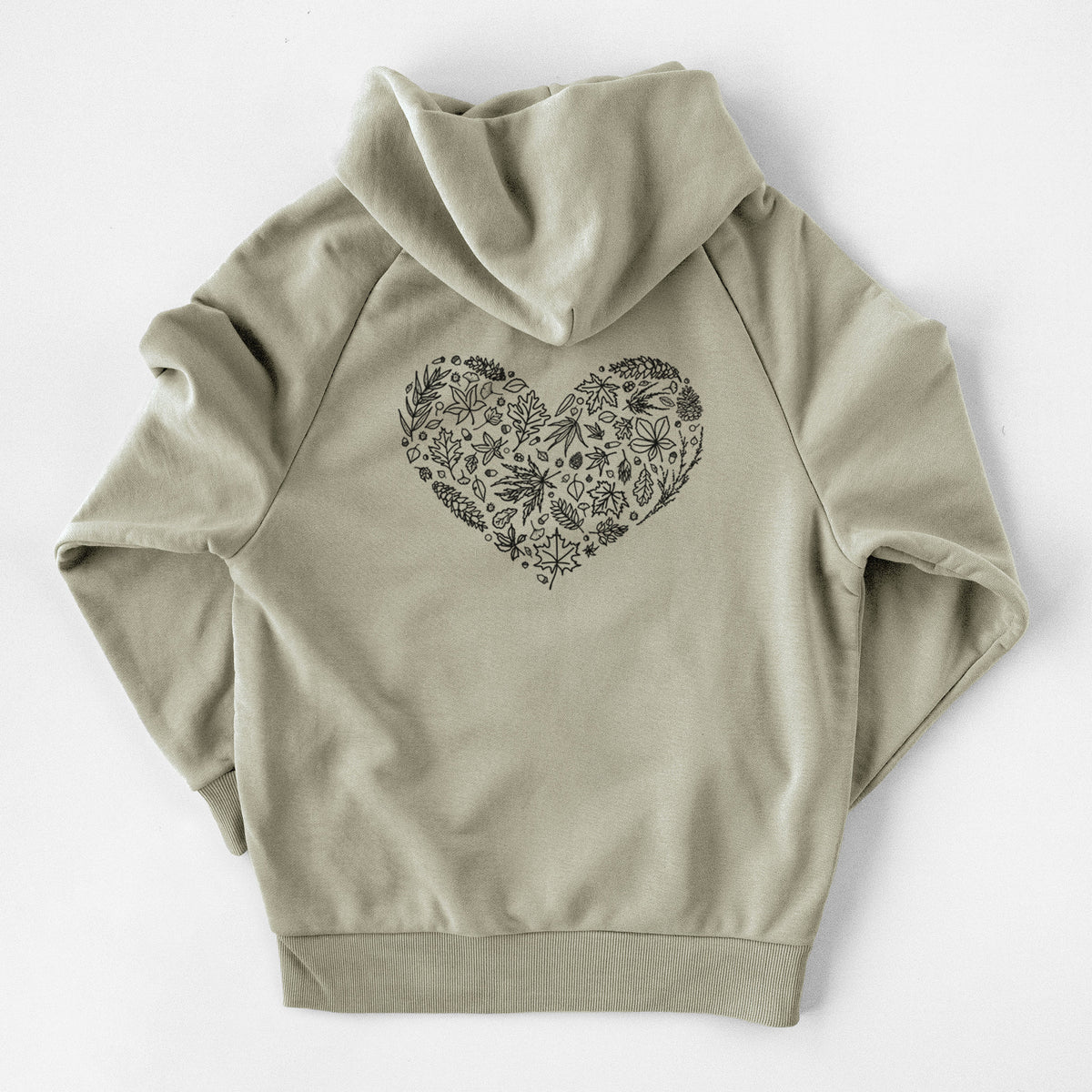 Heart Full of Autumn Leaves - UltraLuxe Heavyweight French Terry Hoodie