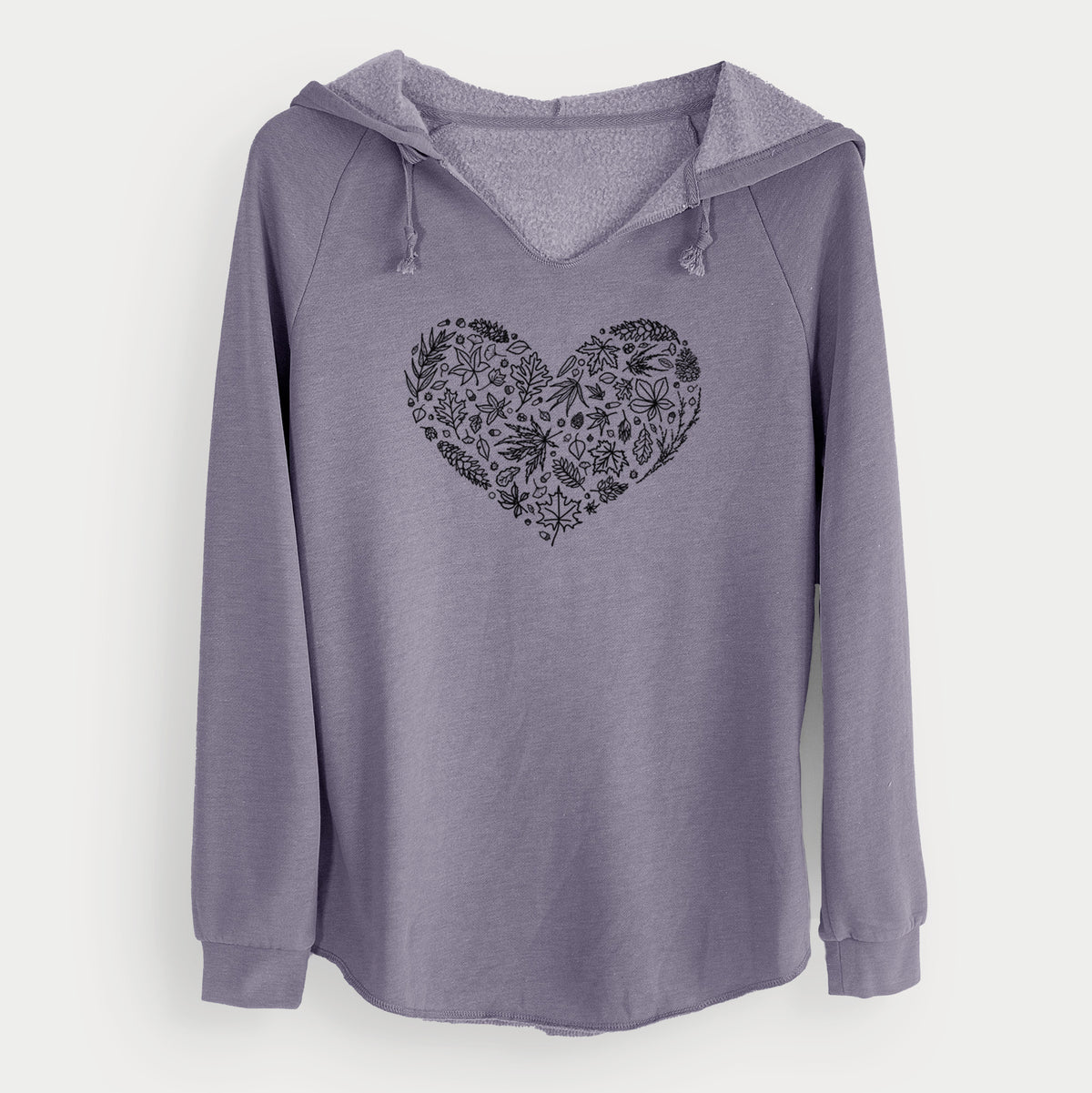 Heart Full of Autumn Leaves - Cali Wave Hooded Sweatshirt