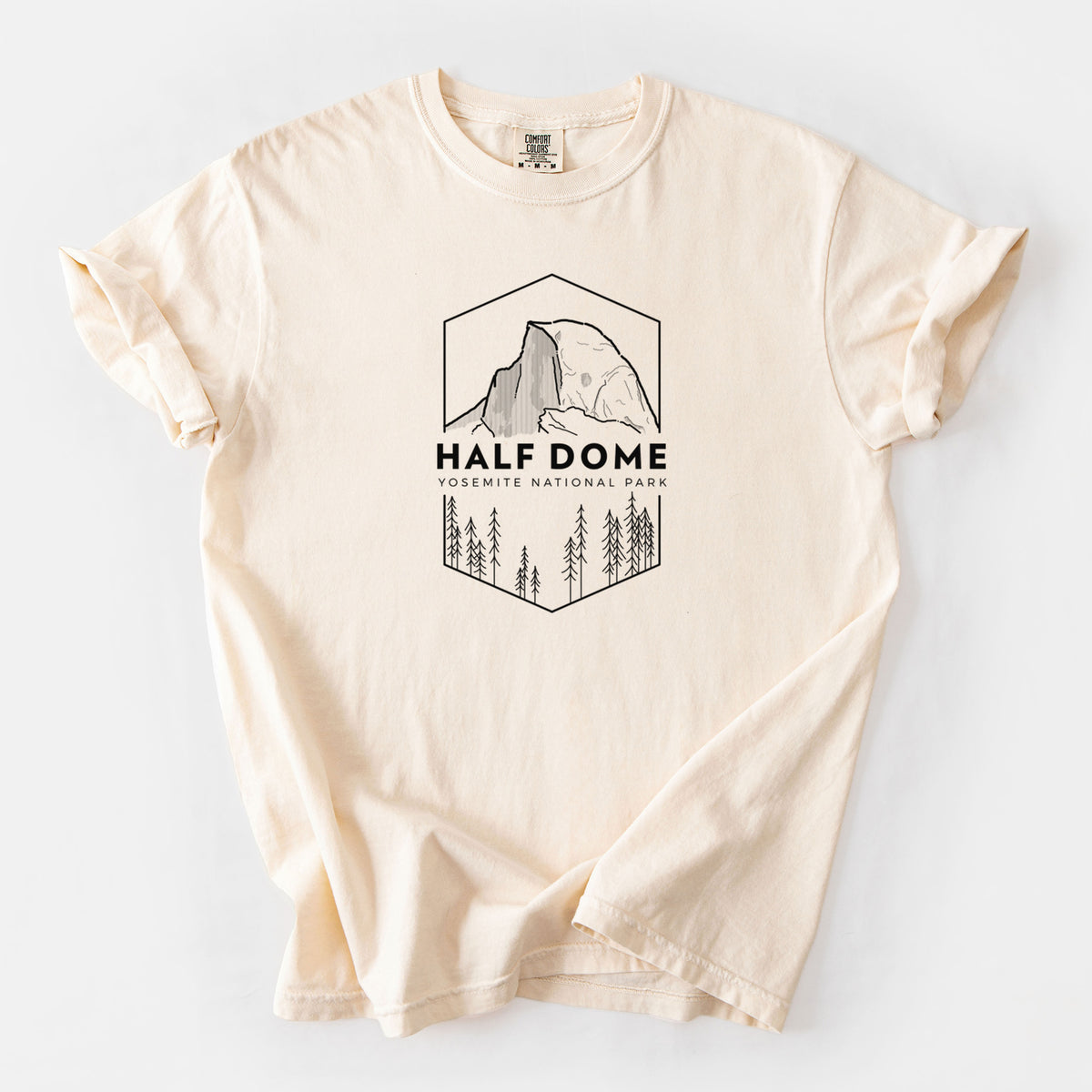 Half Dome - Yosemite National Park - Unisex Comfort Colors Garment-Dyed Heavyweight T-shirt