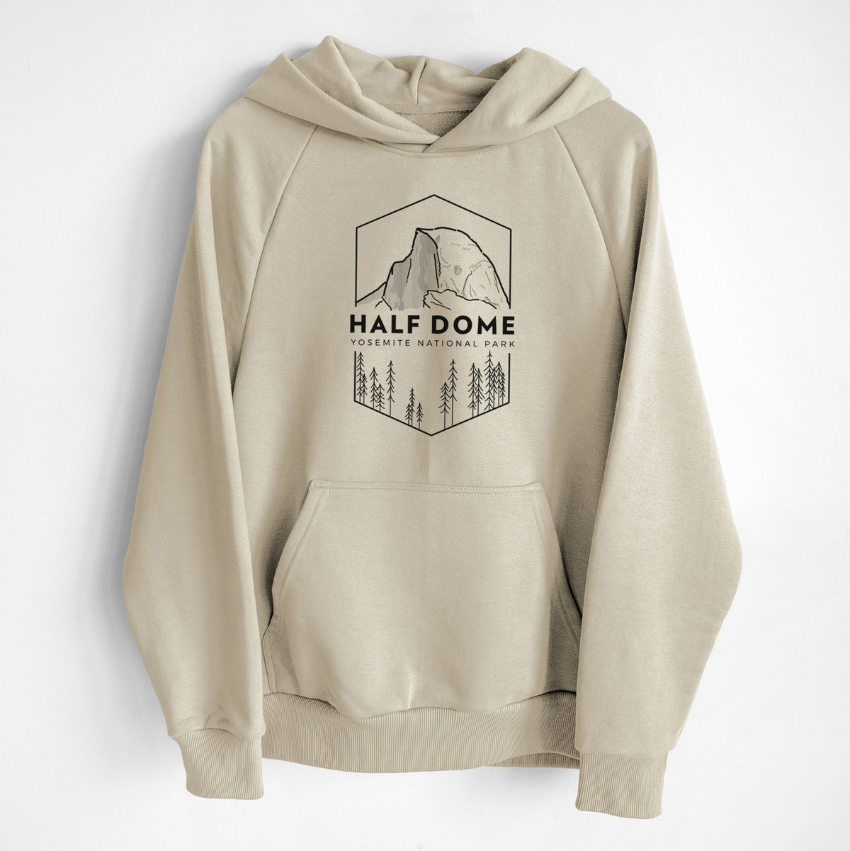 Half Dome - Yosemite National Park - UltraLuxe Heavyweight French Terry Hoodie