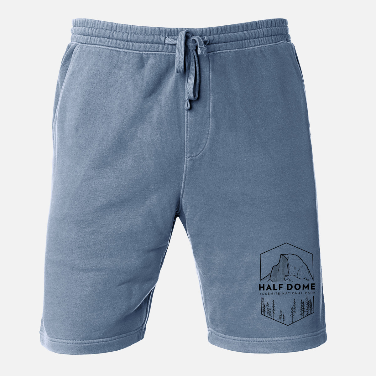 Half Dome - Yosemite National Park - Unisex Pigment Dyed Shorts