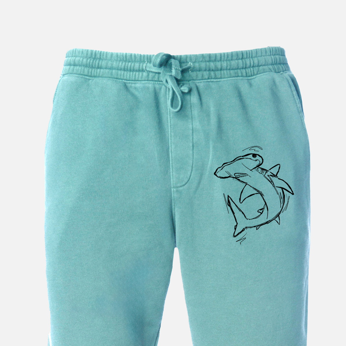 Hammerhead Shark - Unisex Pigment Dyed Sweatpants