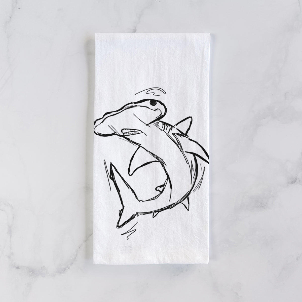 Hammerhead Shark Tea Towel