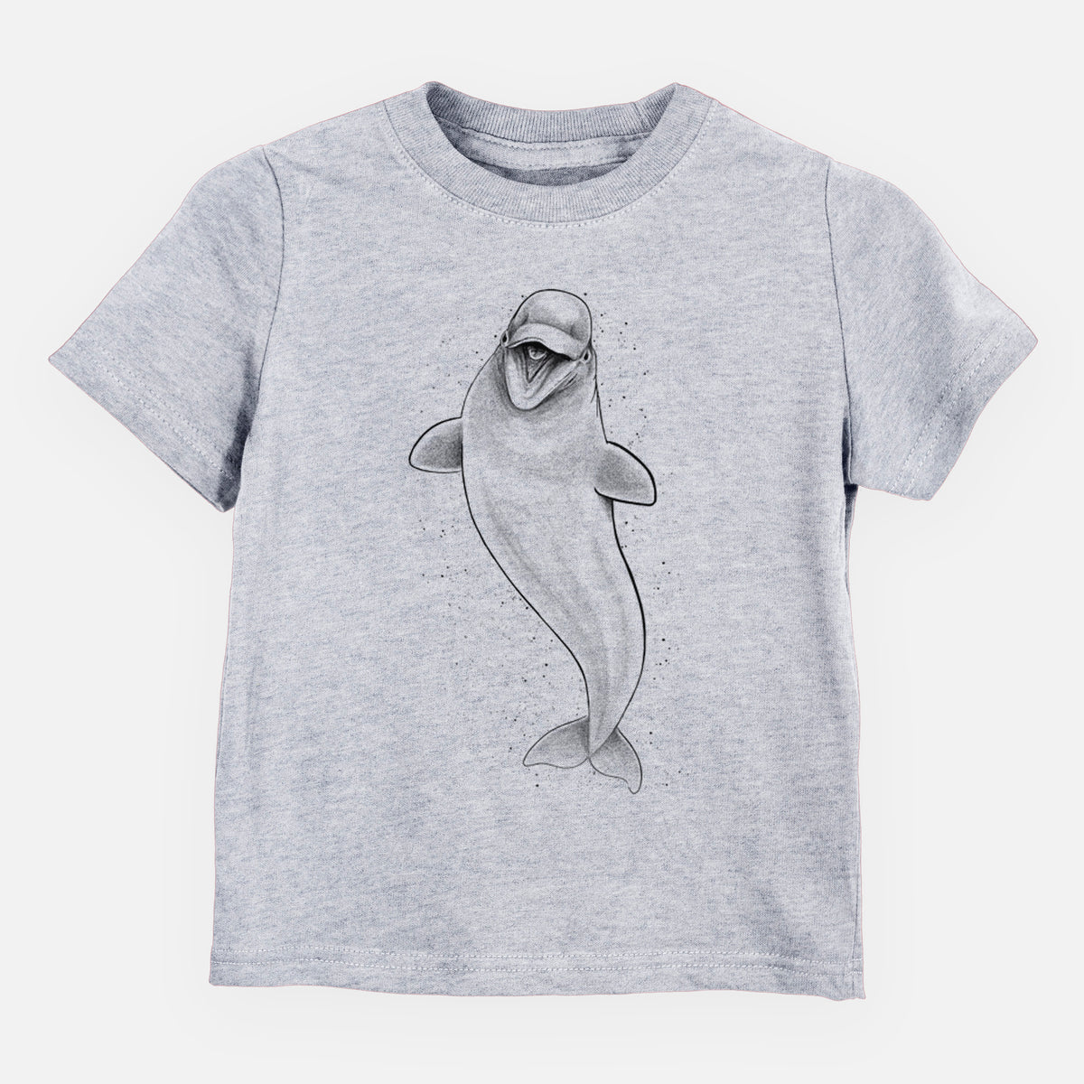Happy Beluga Whale - Delphinapterus leucas - Kids Shirt