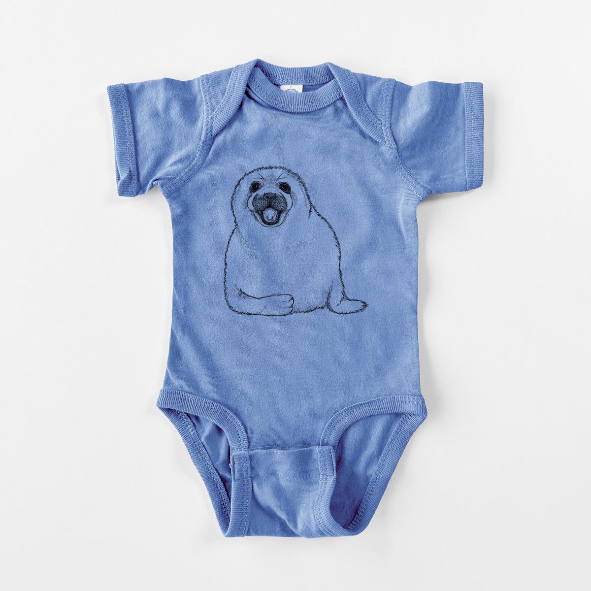 Harp Seal Pup - Pagophilus groenlandicus - Baby Fine Jersey Bodysuit