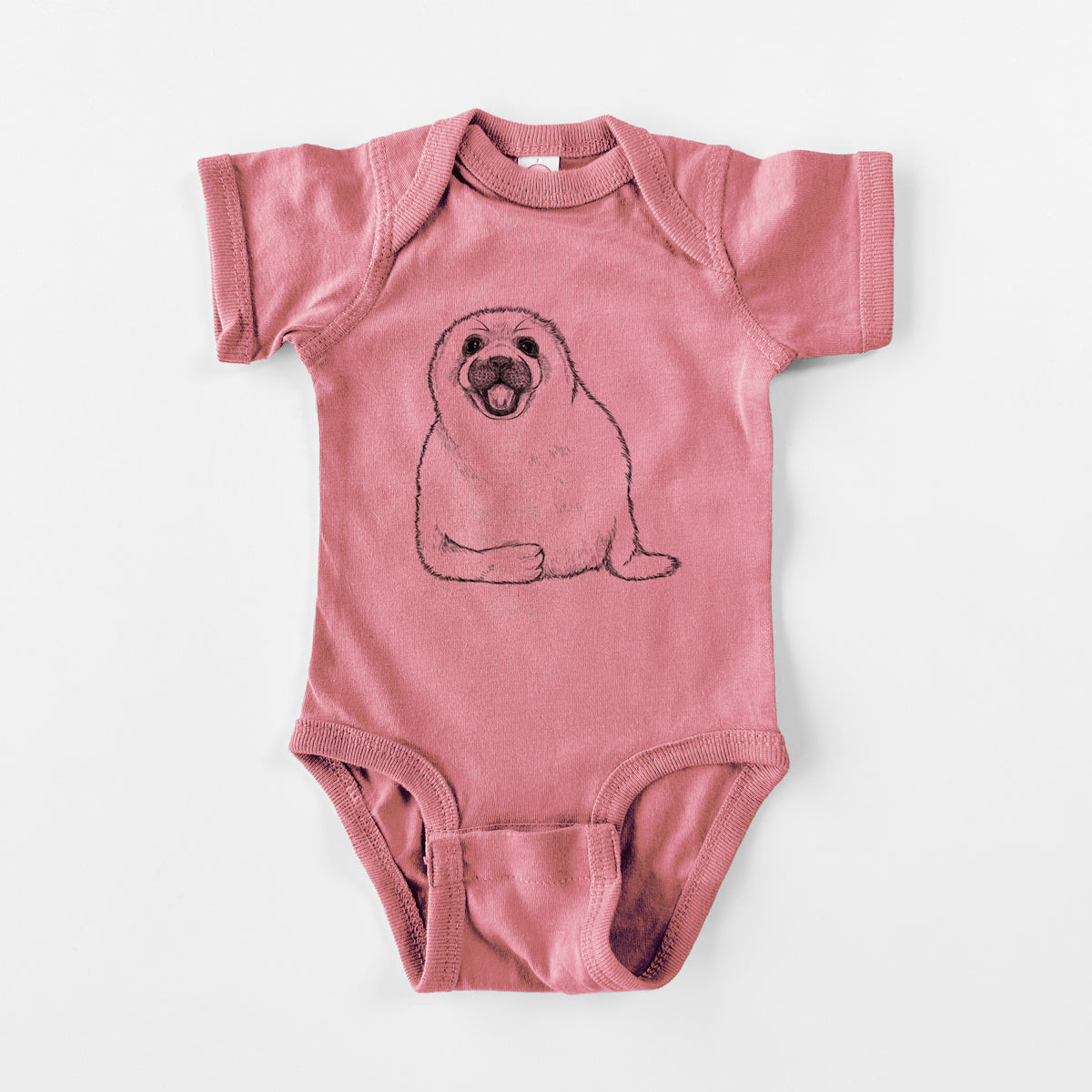 Harp Seal Pup - Pagophilus groenlandicus - Baby Fine Jersey Bodysuit