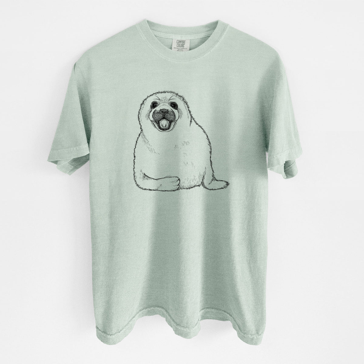 Harp Seal Pup - Pagophilus groenlandicus - Unisex Comfort Colors Garment-Dyed Heavyweight T-shirt