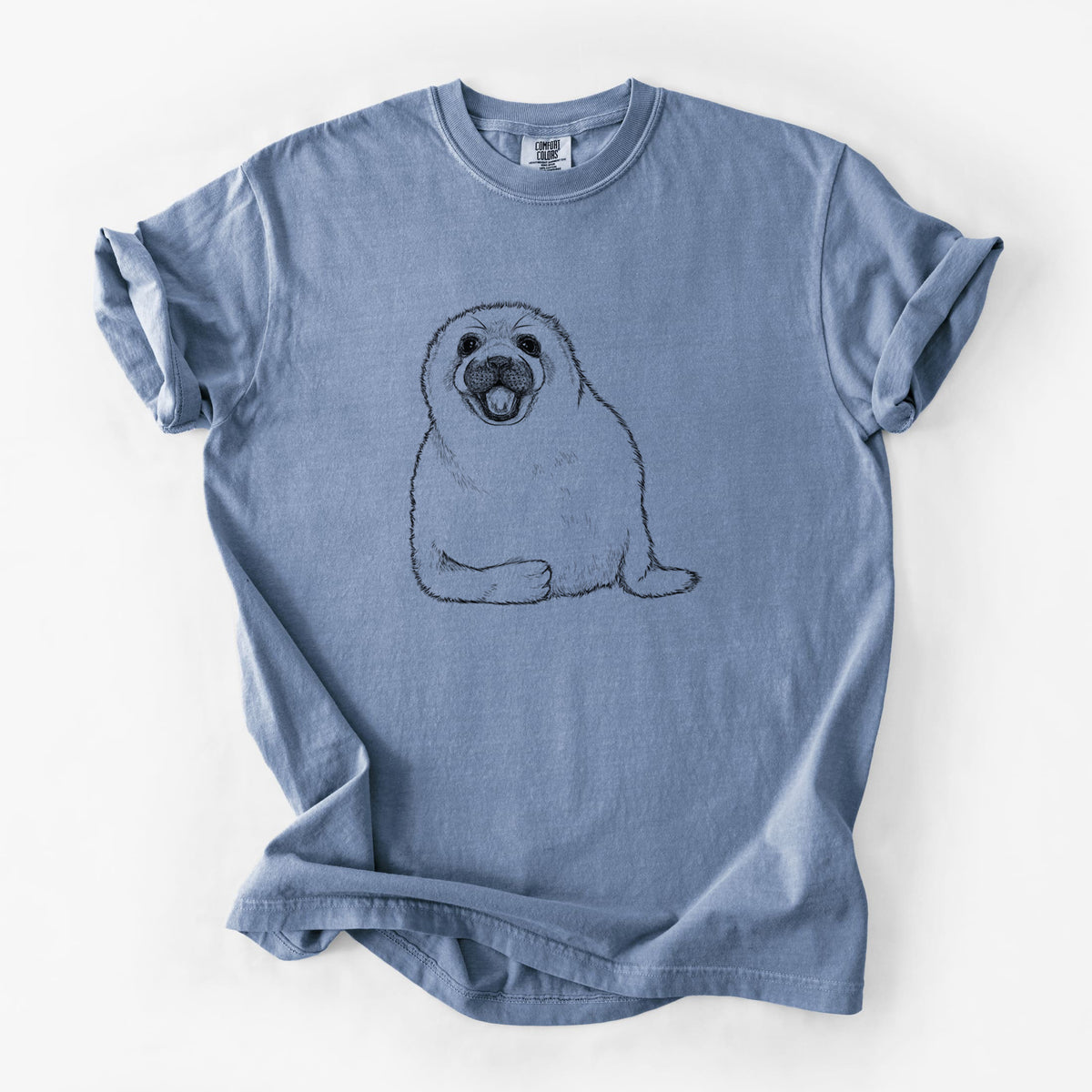 Harp Seal Pup - Pagophilus groenlandicus - Unisex Comfort Colors Garment-Dyed Heavyweight T-shirt