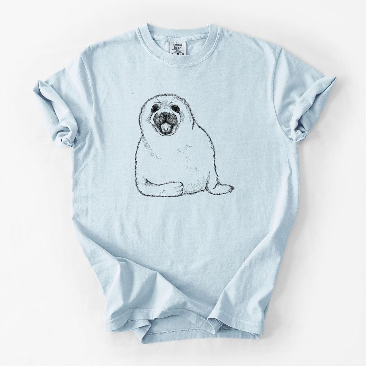 Harp Seal Pup - Pagophilus groenlandicus - Unisex Comfort Colors Garment-Dyed Heavyweight T-shirt