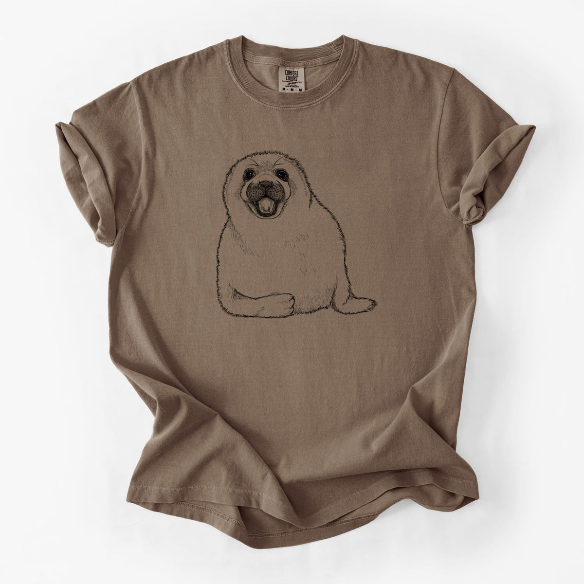 Harp Seal Pup - Pagophilus groenlandicus - Unisex Comfort Colors Garment-Dyed Heavyweight T-shirt