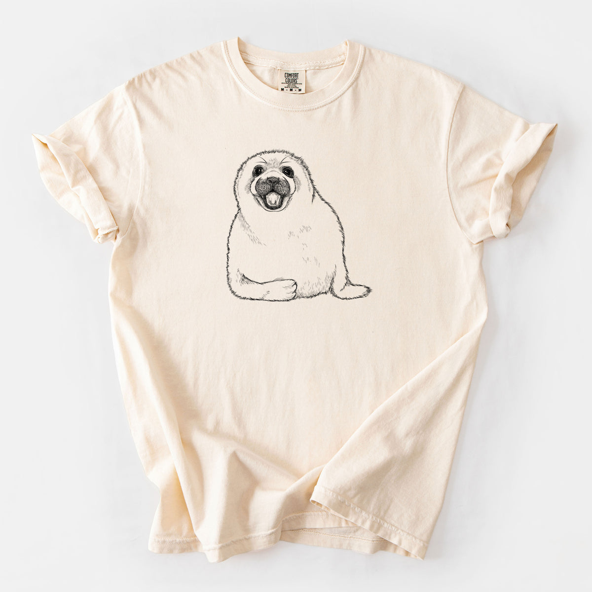 Harp Seal Pup - Pagophilus groenlandicus - Unisex Comfort Colors Garment-Dyed Heavyweight T-shirt