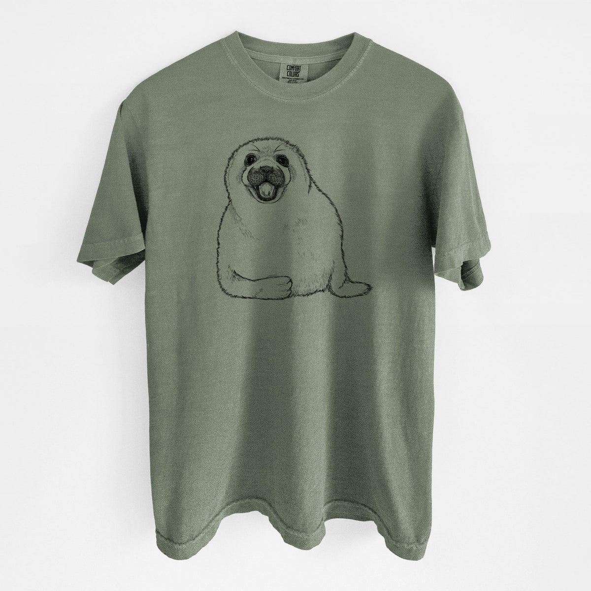 Harp Seal Pup - Pagophilus groenlandicus - Unisex Comfort Colors Garment-Dyed Heavyweight T-shirt