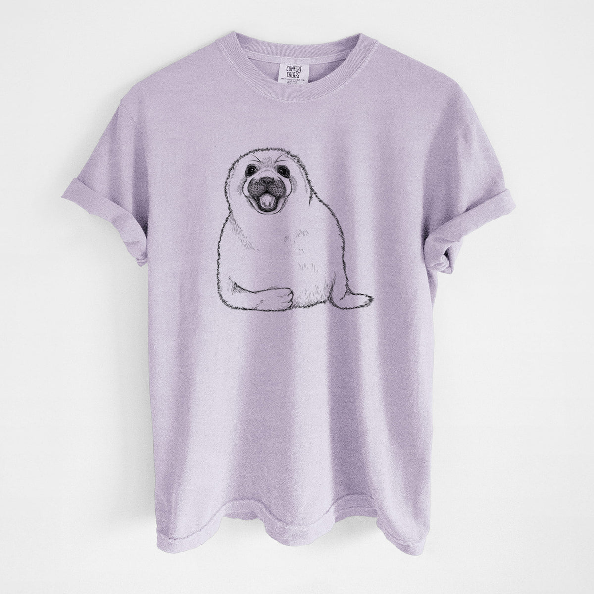 Harp Seal Pup - Pagophilus groenlandicus - Unisex Comfort Colors Garment-Dyed Heavyweight T-shirt