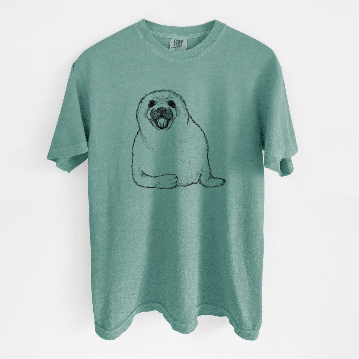Harp Seal Pup - Pagophilus groenlandicus - Unisex Comfort Colors Garment-Dyed Heavyweight T-shirt