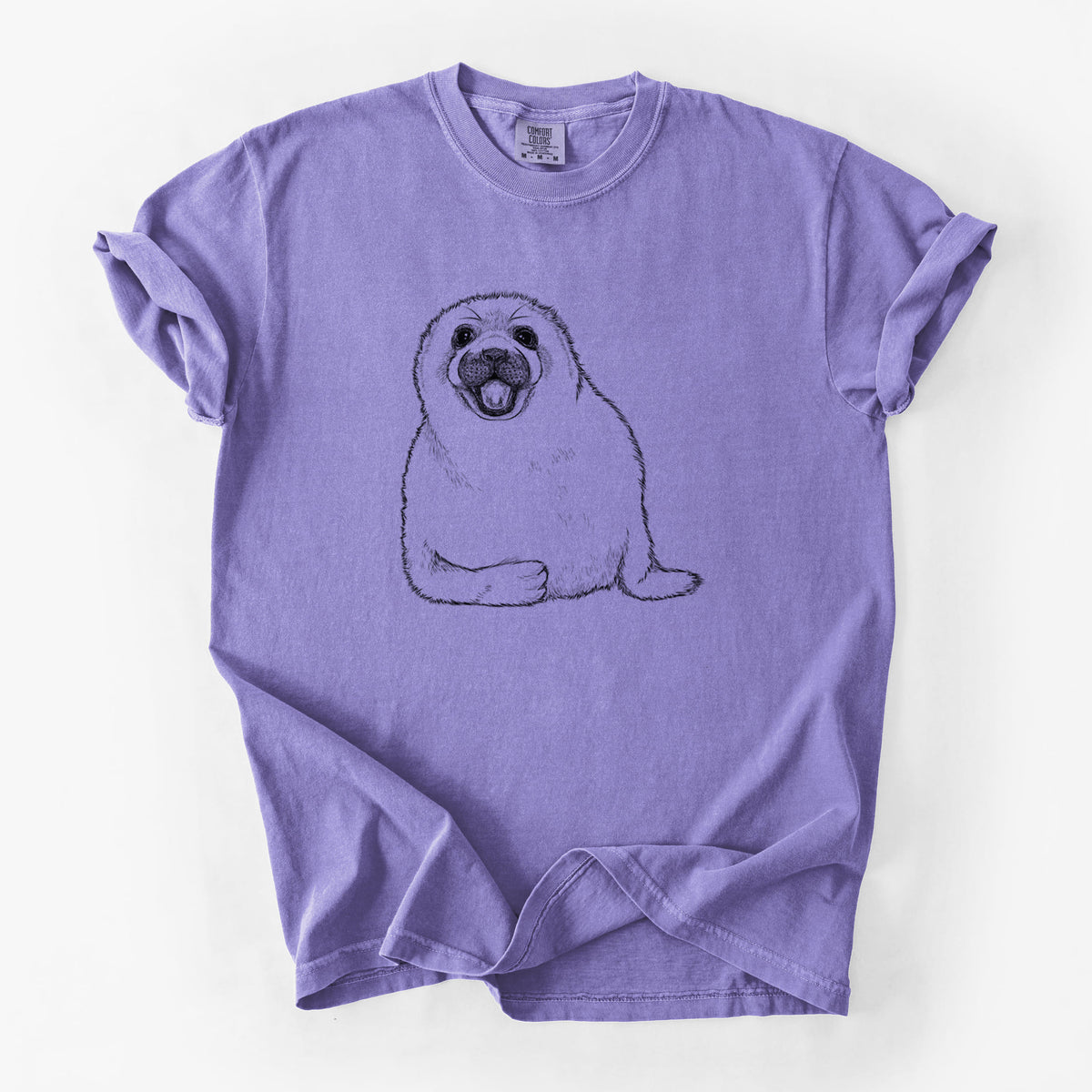 Harp Seal Pup - Pagophilus groenlandicus - Unisex Comfort Colors Garment-Dyed Heavyweight T-shirt