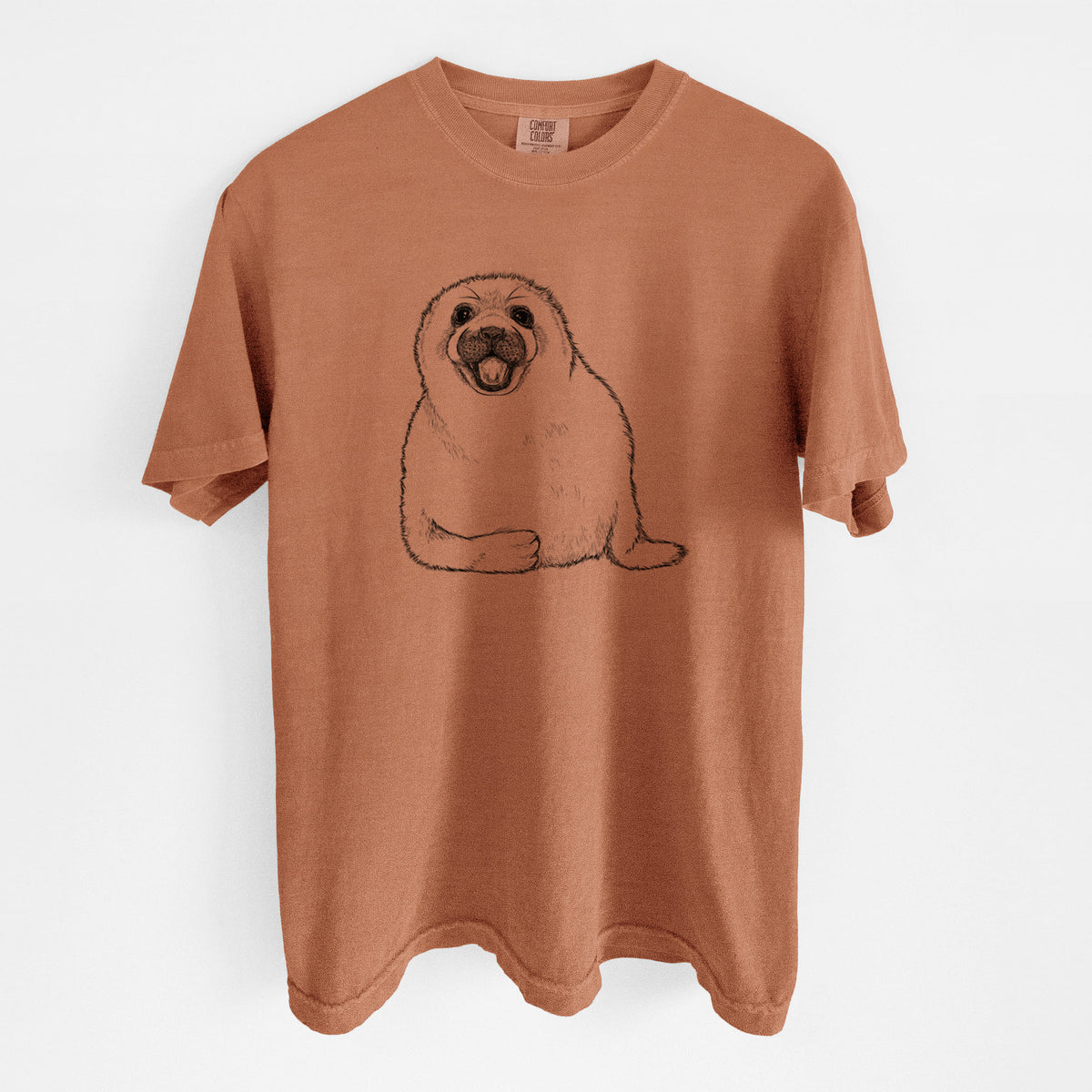 Harp Seal Pup - Pagophilus groenlandicus - Unisex Comfort Colors Garment-Dyed Heavyweight T-shirt