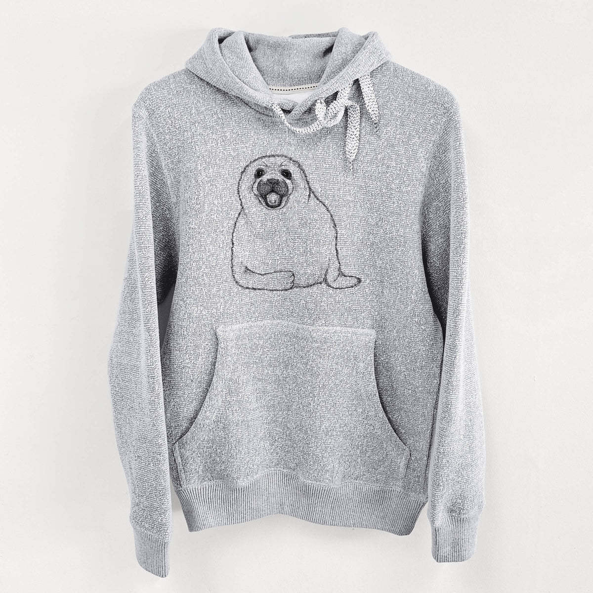 Harp Seal Pup - Pagophilus groenlandicus - Knit Hoodie