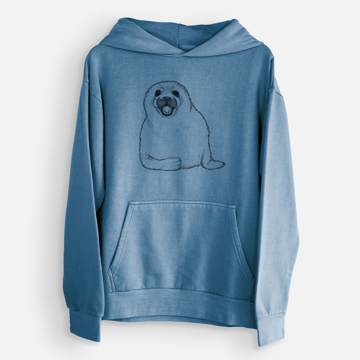 Harp Seal Pup - Pagophilus groenlandicus  - Urban Heavyweight Hoodie