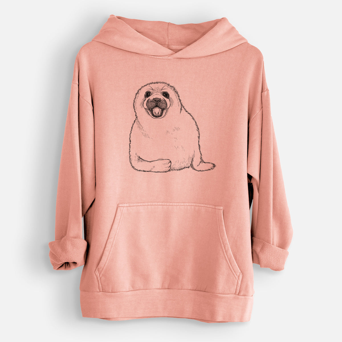 Harp Seal Pup - Pagophilus groenlandicus  - Urban Heavyweight Hoodie