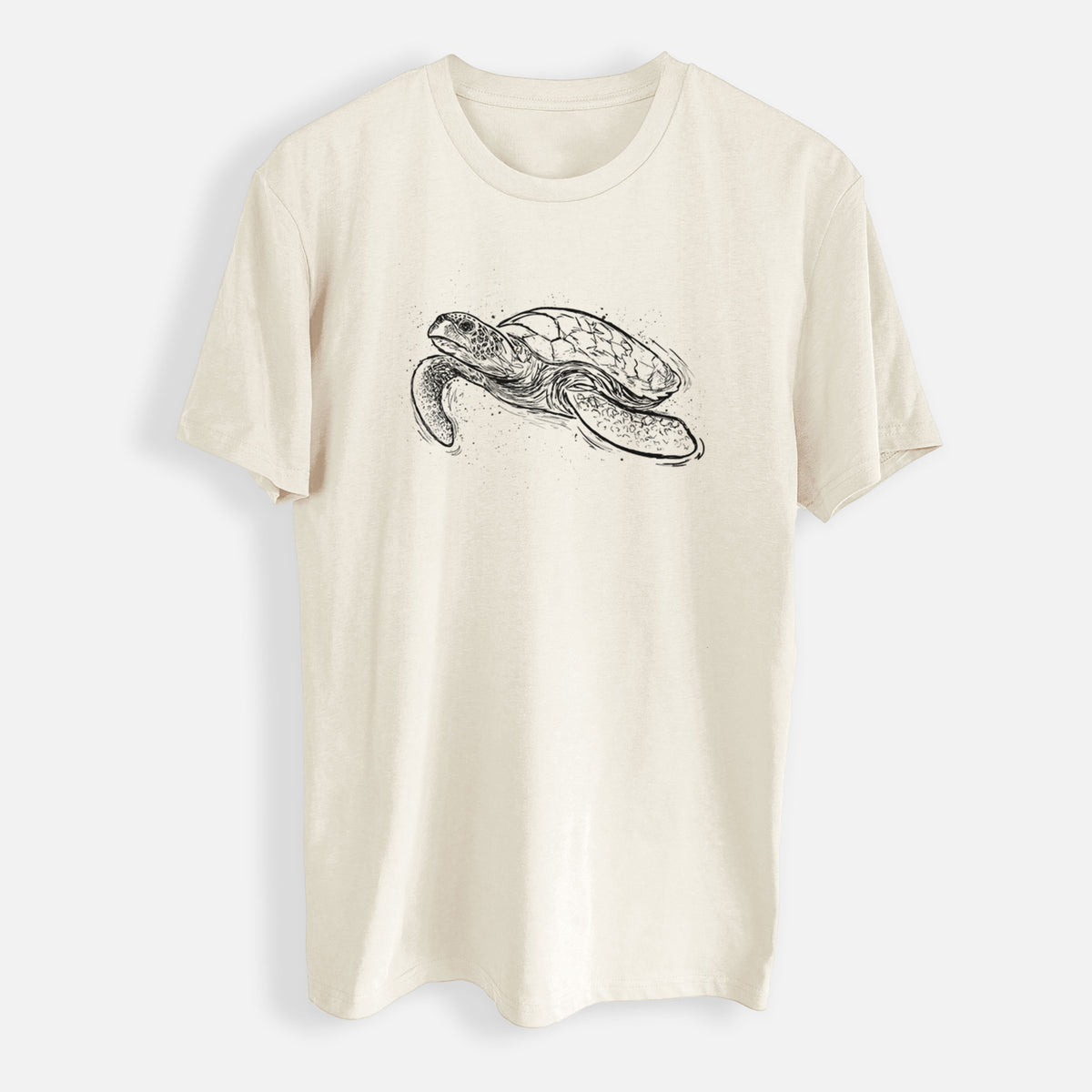 Hawksbill Sea Turtle - Eretmochelys imbricata - Mens Everyday Staple Tee