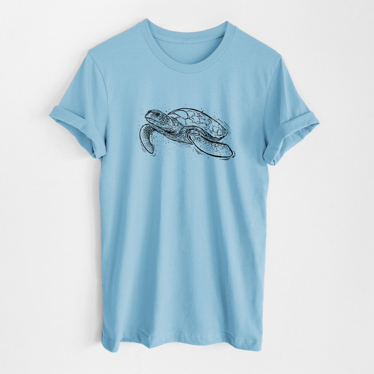 Hawksbill Sea Turtle - Eretmochelys imbricata - Lightweight 100% Cotton Unisex Crewneck