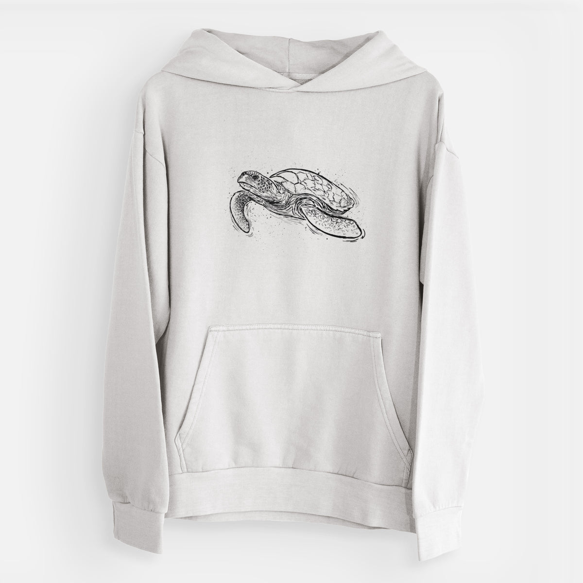 Hawksbill Sea Turtle - Eretmochelys imbricata  - Urban Heavyweight Hoodie