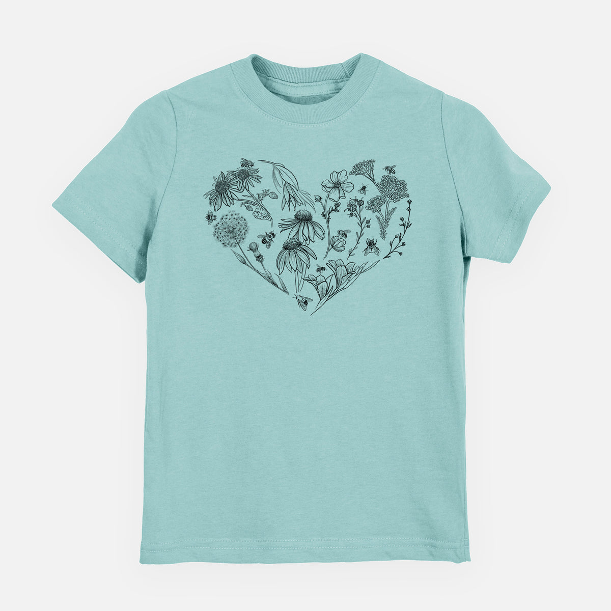 Heart Full of Blooms and Bees - Youth Shirt