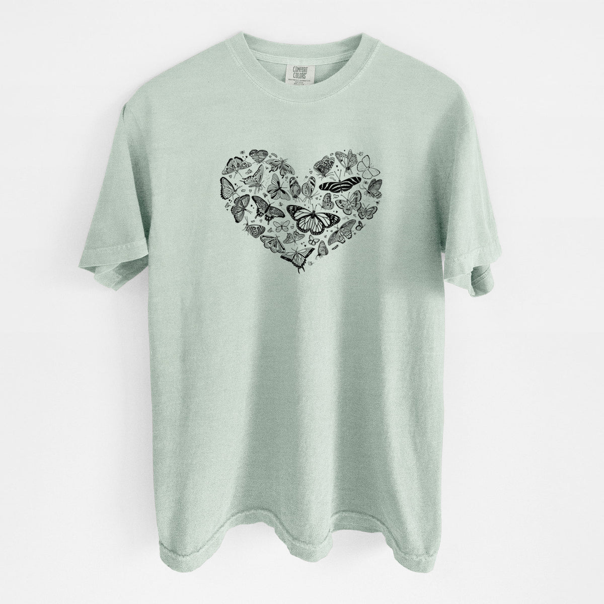 Heart Full of Butterflies - Unisex Comfort Colors Garment-Dyed Heavyweight T-shirt