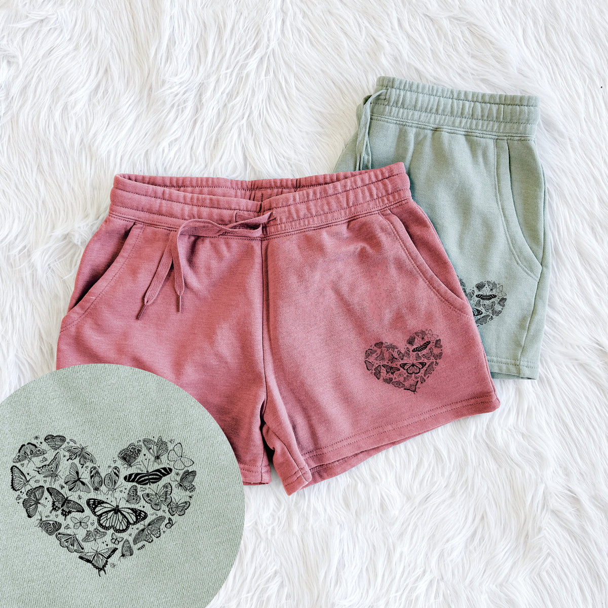 Heart Full of Butterflies - Women&#39;s Cali Wave Shorts