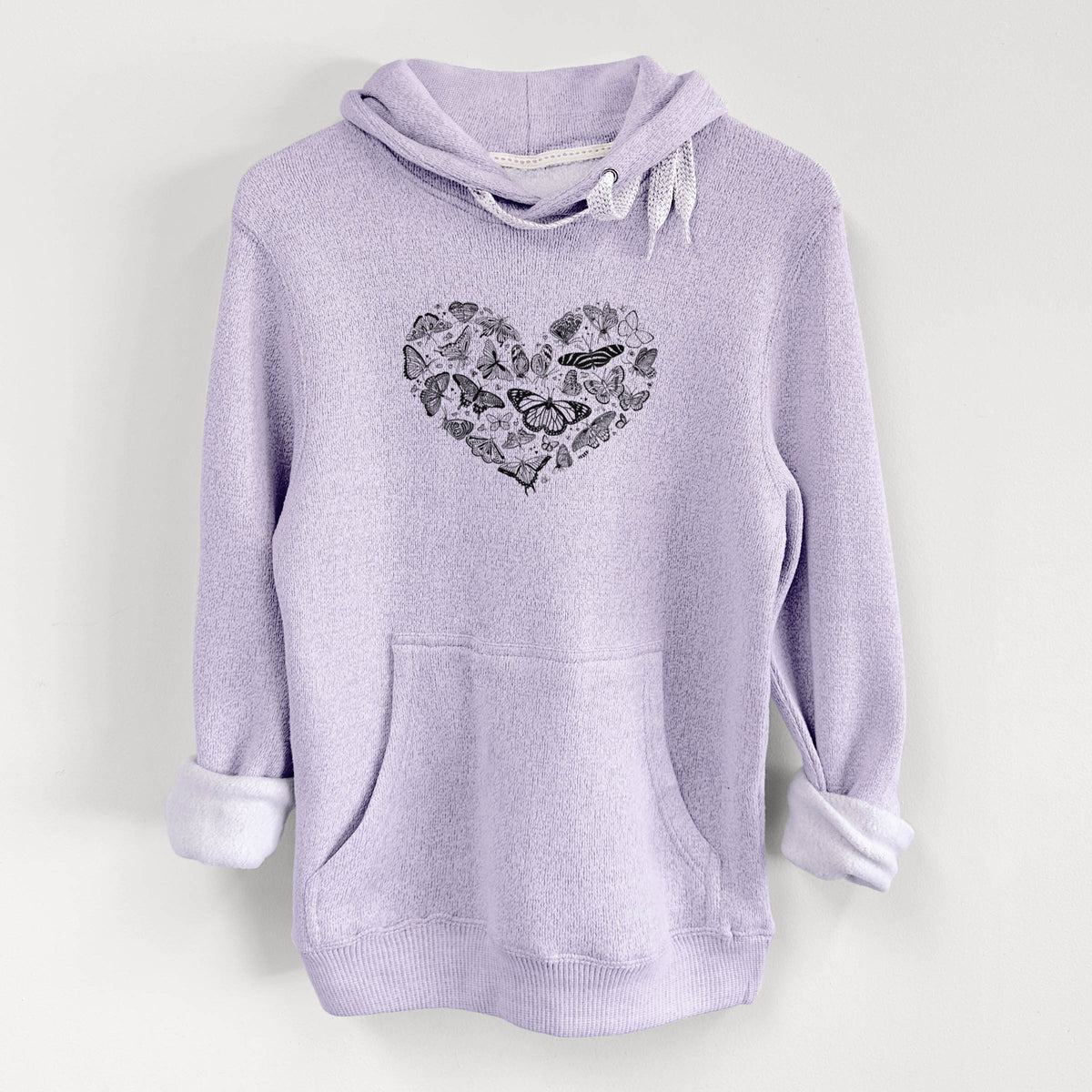 Heart Full of Butterflies - Knit Hoodie