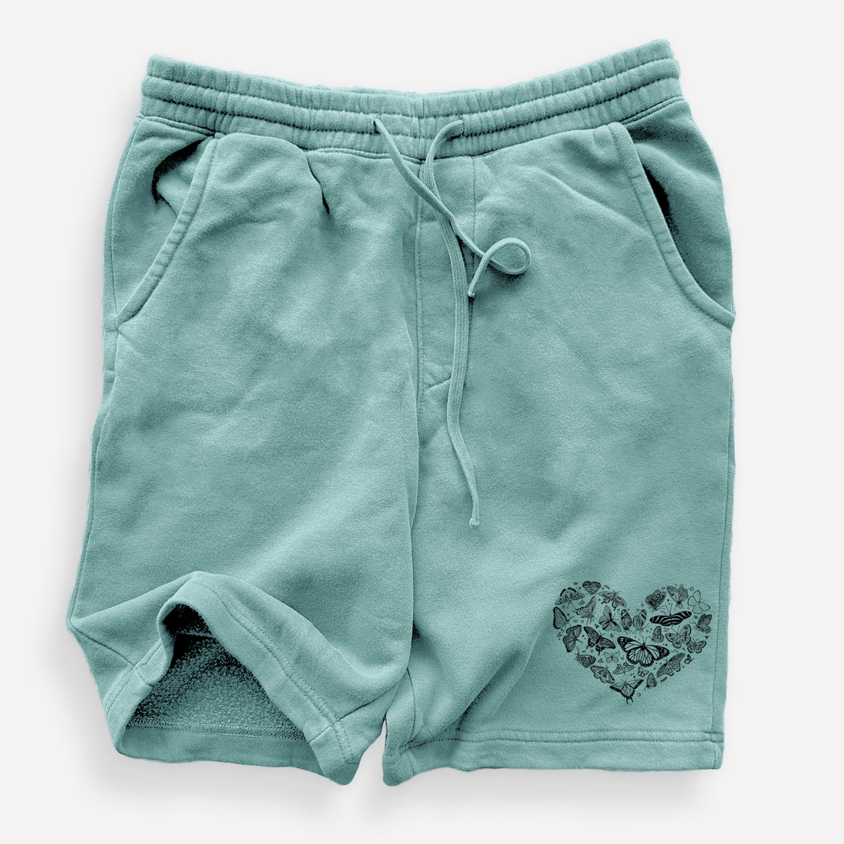 Heart Full of Butterflies - Unisex Pigment Dyed Shorts