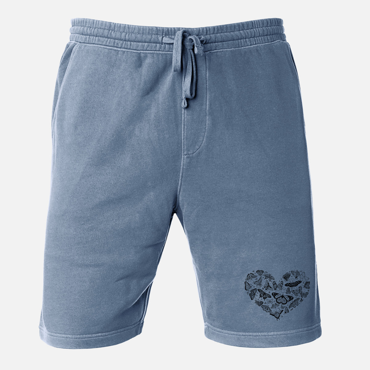 Heart Full of Butterflies - Unisex Pigment Dyed Shorts