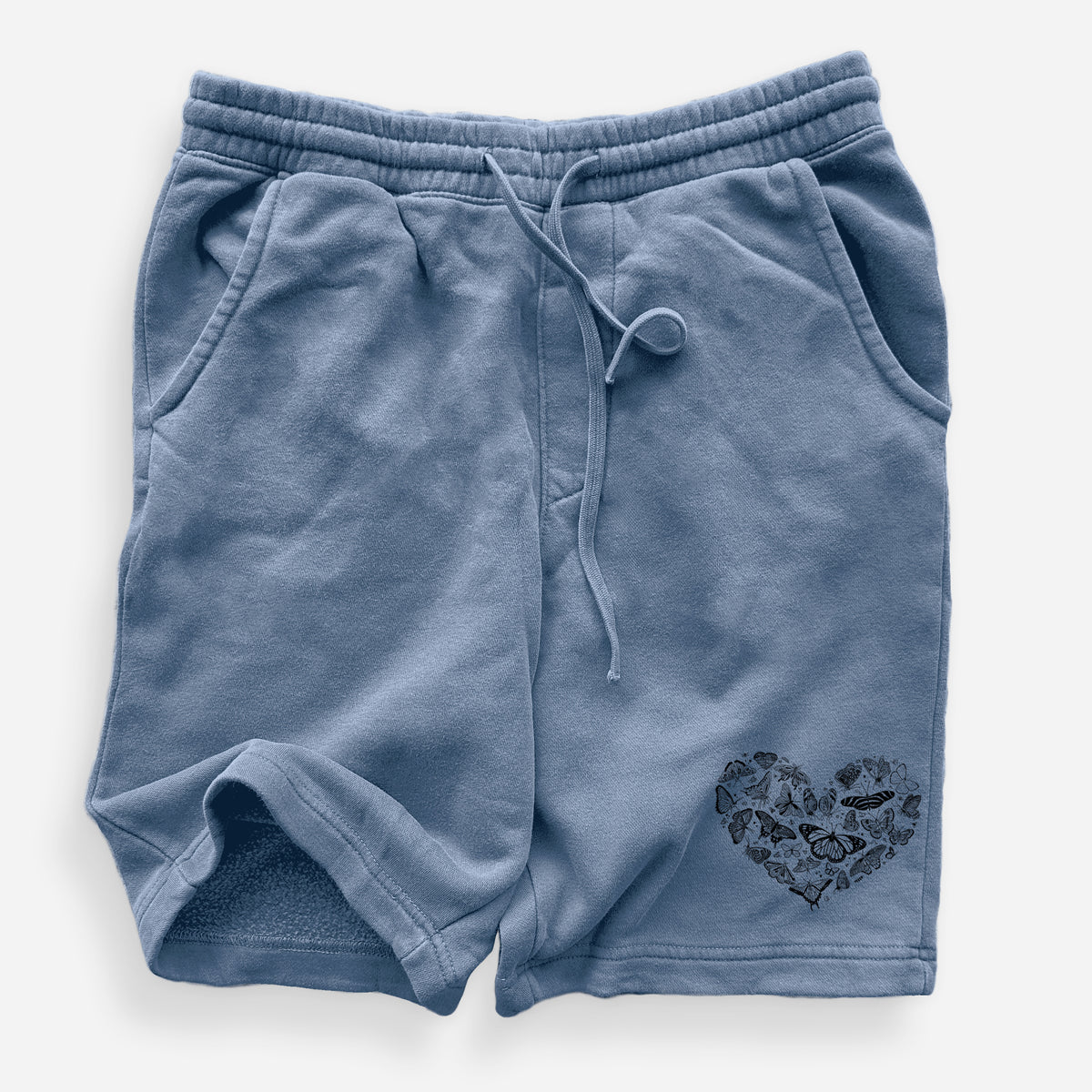 Heart Full of Butterflies - Unisex Pigment Dyed Shorts