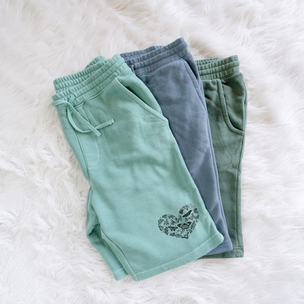 Heart Full of Butterflies - Unisex Pigment Dyed Shorts