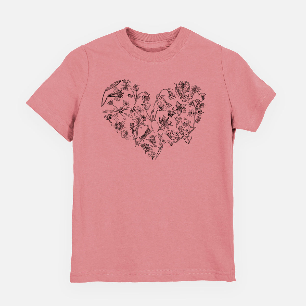 Heart Full of California Mountain Wildflowers - Youth Shirt