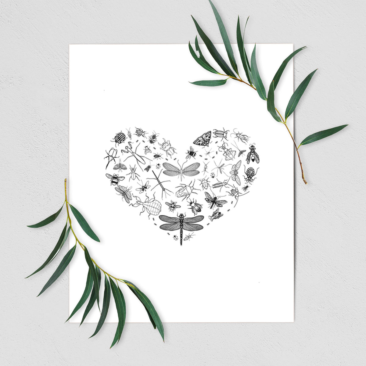 Heart Full of Insects - Fine Art Print