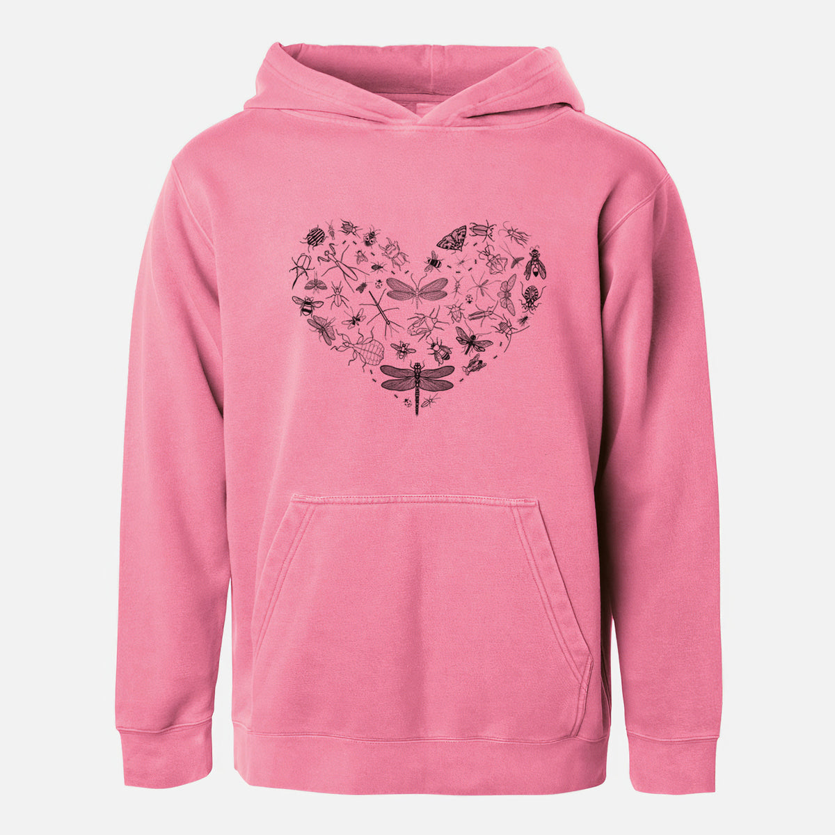 Heart Full of Insects - Youth Pigment Dyed Hoodie