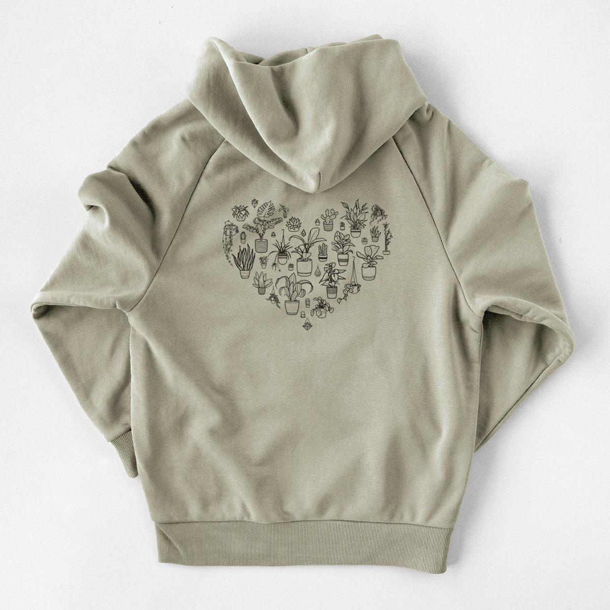 Heart Full of House Plants - UltraLuxe Heavyweight French Terry Hoodie