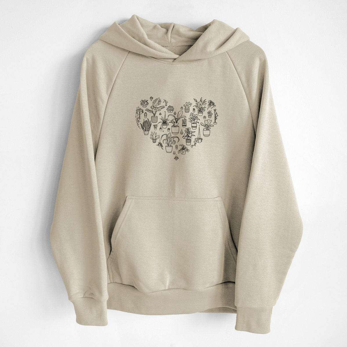 Heart Full of House Plants - UltraLuxe Heavyweight French Terry Hoodie