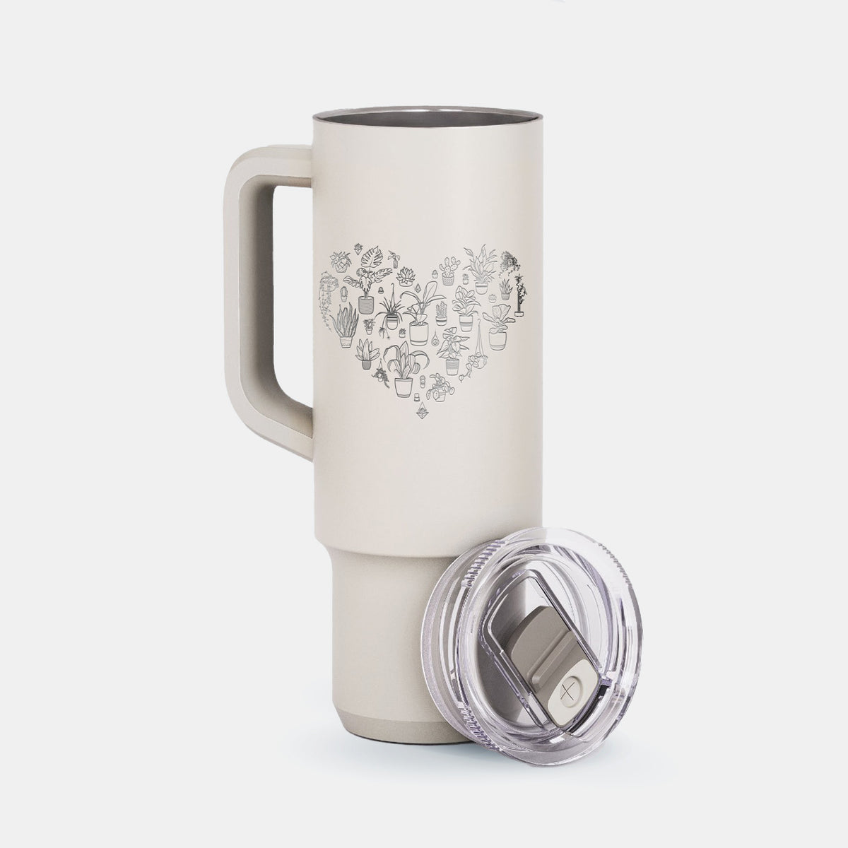 Heart Full of House Plants - 40oz Skinny Recharge Tumbler