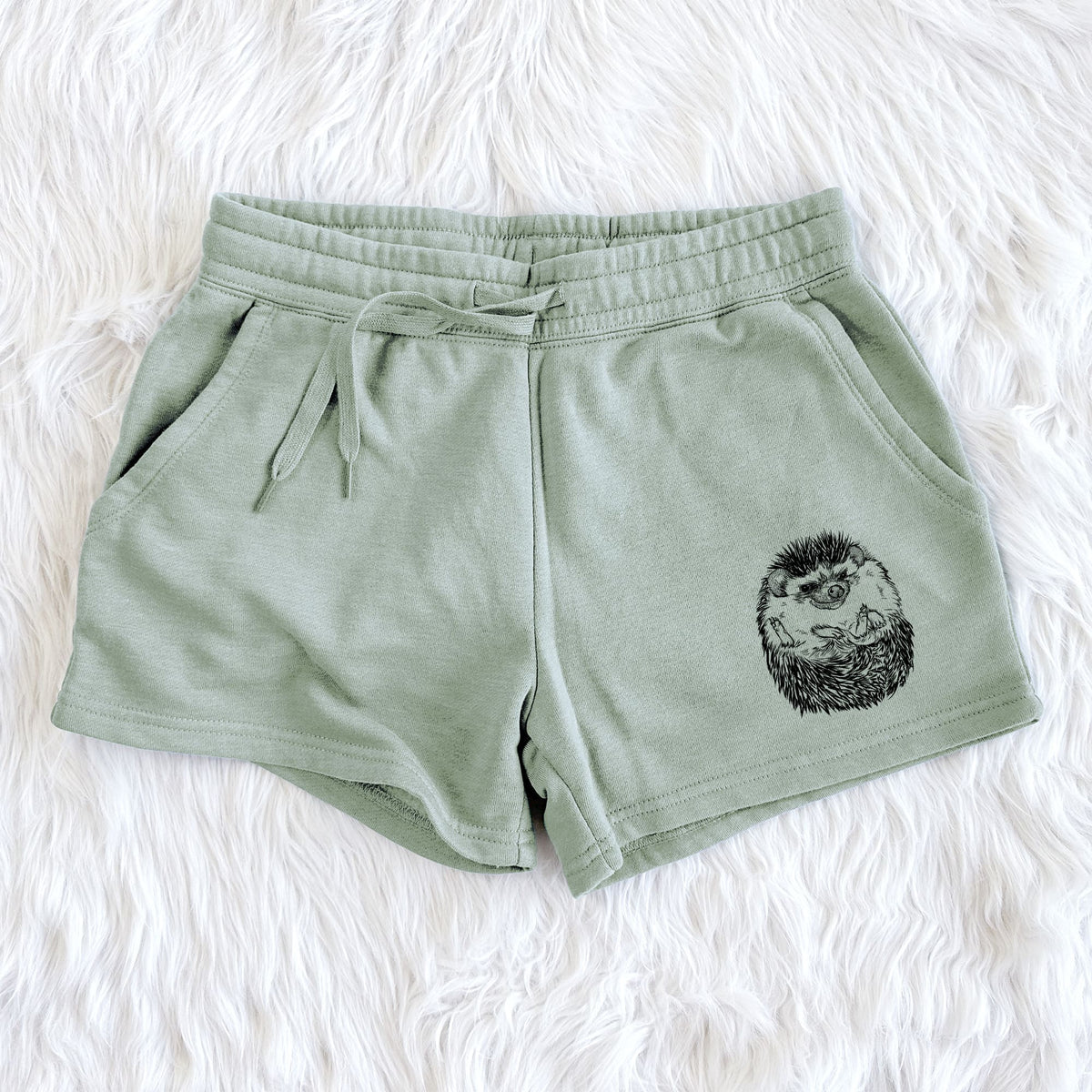 African Pygmy Hedgehog - Atelerix albiventris - Women's Cali Wave Shorts